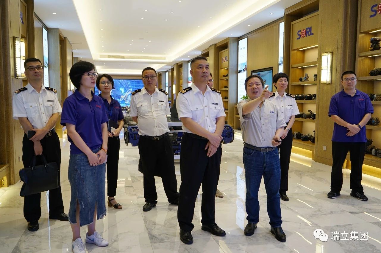 溫州海關(guān)副關(guān)長(zhǎng)朱杰蒞臨瑞立調(diào)研